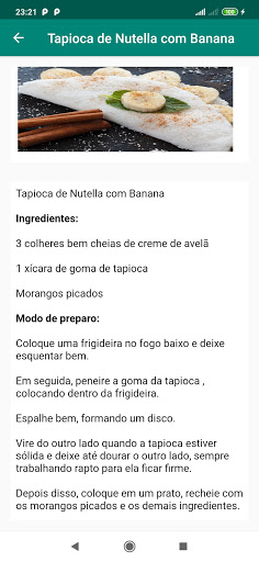 Receitas Tapioca Screen 3