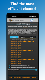 Captura de tela do WiFi Analyzer Pro