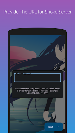 Android application Shoko Droid screenshort