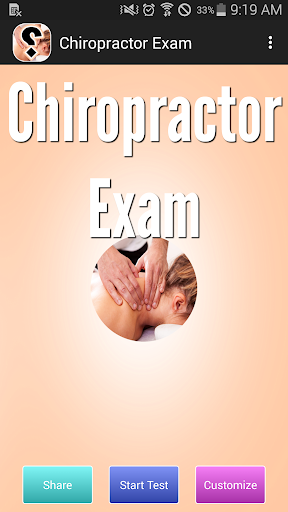 Android application Chiropractor Exam screenshort