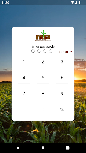 Android application M&P Bank screenshort