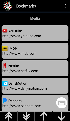 FG Bookmarks Screen 2