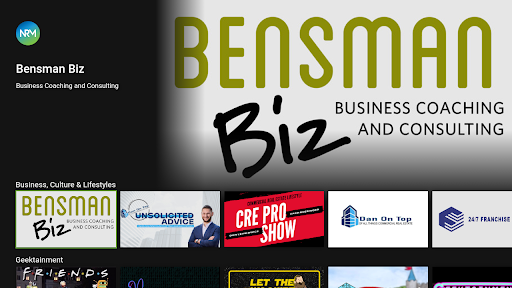 NRM StreamcastTV Screen 2