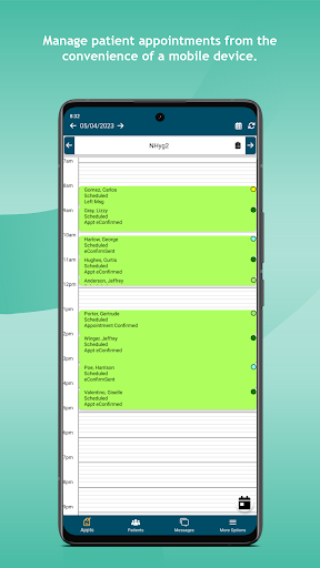 Android application Open Dental screenshort