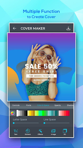 Cover Photo Maker : Post Maker Screenshot 3 - AppWisp.com