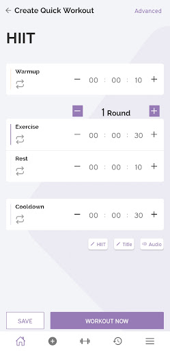 OCoach - Custom Workout Timer Screen 2