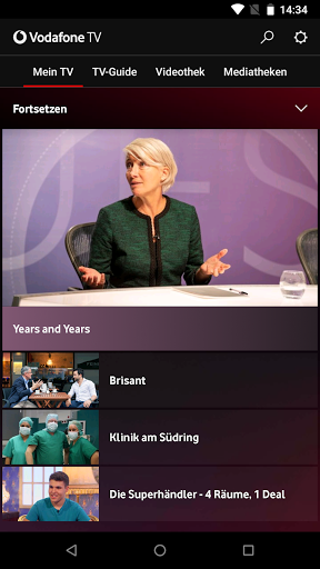 Vodafone GigaTV Mobile Screen 3