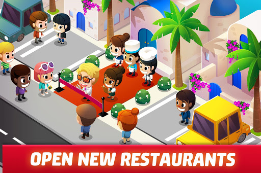 Idle Restaurant Tycoon - إمبراطورية مطعم الطبخ