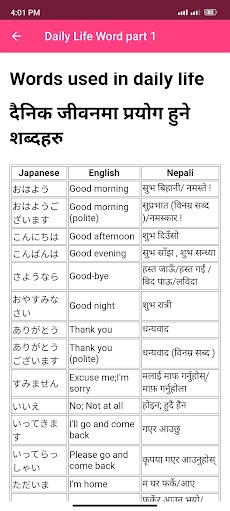 Learn Japanese in Nepaliのおすすめ画像5
