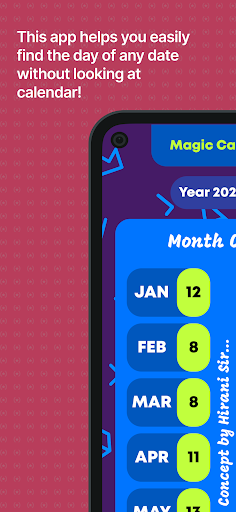 Magic Calendar Screen 2