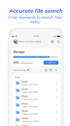 Tiny File Explorer & Cleaner