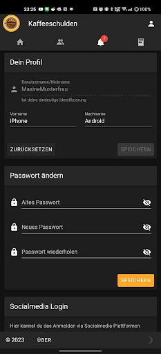 Kaffeeschulden Screen 3