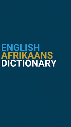 Android application English : Afrikaans Dictionary screenshort