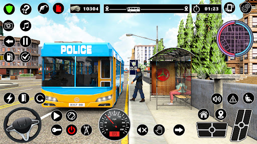 Police Bus Game: US Cops Coach Screenshot