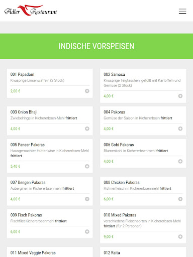 Adler Restaurant Mittelbuchen