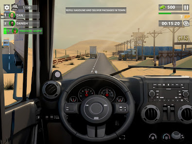 Captura de Pantalla 7 City Cargo Truck Parking Games android