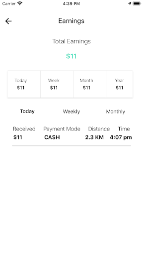 Strap Taxi App Driver