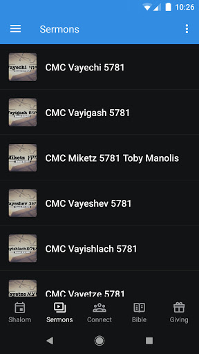 Congregation Mayim Chayim Screen 2