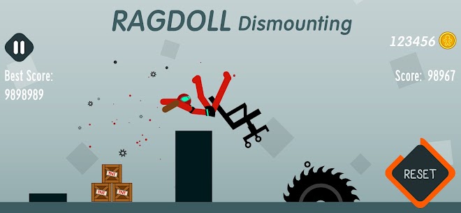 Ragdoll Dismounting Mod Apk Download (Unlimited Coins) 3