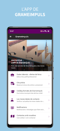 Android application Grameimpuls screenshort