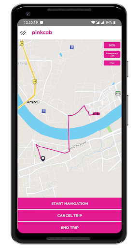 PinkCab Driver Screen 3