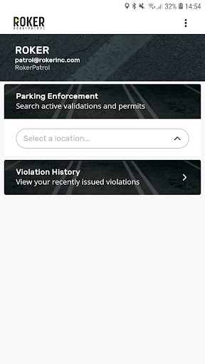 Android application RokerPatrol screenshort
