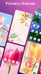 screenshot of Flower Launcher, beauty themes