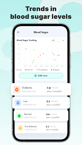 Android application Health Master & AI analysis screenshort
