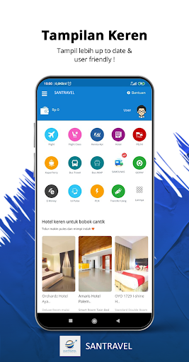 Android application SANTRAVEL screenshort