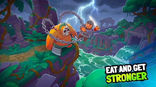 Butcher hero: hook'n'chew RPG Mod APK screenshot 8 - Android mod game interface