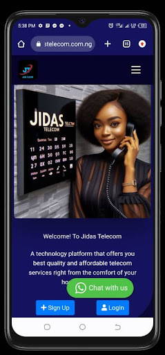 Android application JIDAS TELECOM screenshort