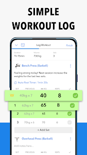 Hevy - Gym Log Workout Tracker android2mod screenshots 2