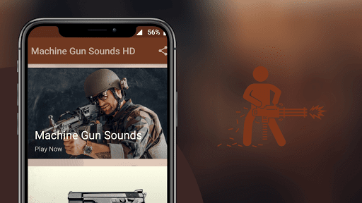 Android application Machine Gun Rifle Sounds - Rea screenshort