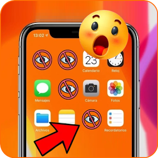 Hide apps: change icon
