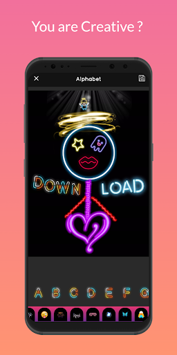 Neon Art - Photo Editing Screen 3