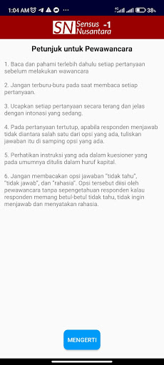 Sensus Nusantara 1 Screen 2