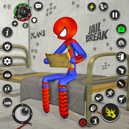 Spider Stickman Prison Break  Icon