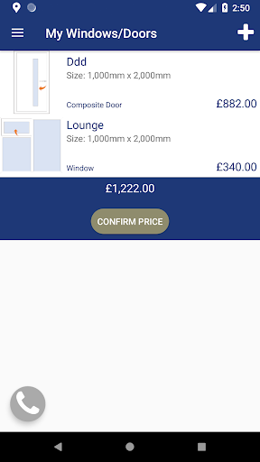 DoubleGlazingApp Screen 3