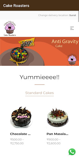 Android application Cake Roasters screenshort