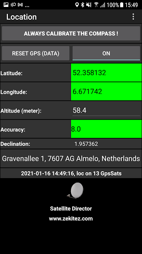 Screenshot of Satellite Director
