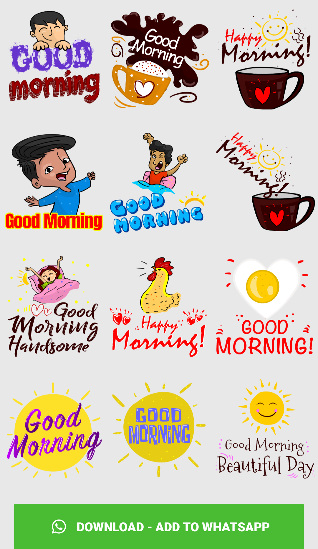 Android application Animated Stickers Maker, Text Stickers & GIF Maker screenshort