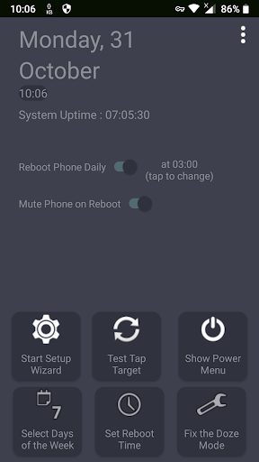 Android application Restart - Auto Reboot, No Root screenshort
