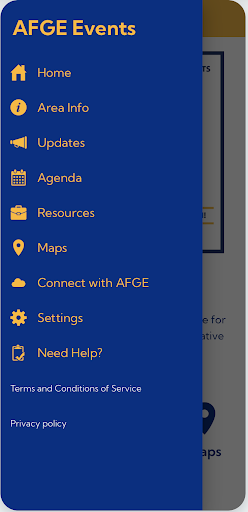 AFGE Events Screen 2