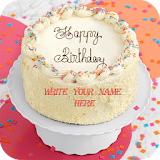 Write Name On Cake Birthday icon