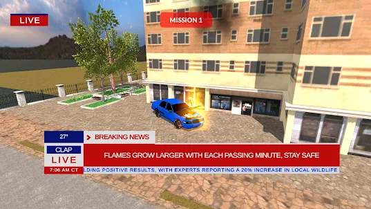 Fire Truck Simulator 2025