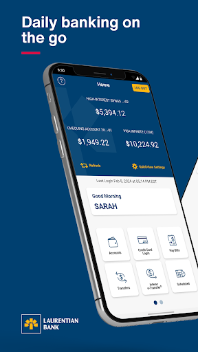 Android application Laurentian Bank screenshort