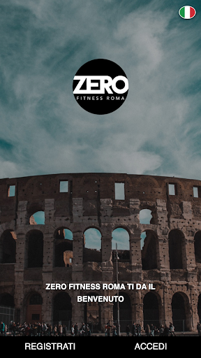 Android application Zero Fitness Roma screenshort