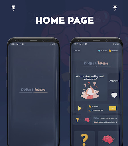 Android application Riddles and Teasers screenshort