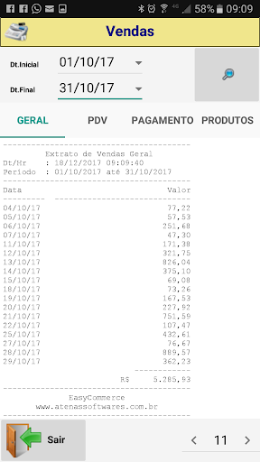 EASYCOMMERCE MOBILE Screen 2