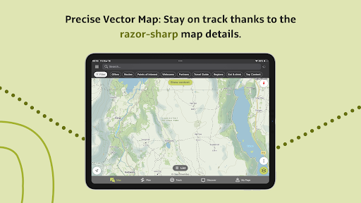 Screenshot of Outdooractive. Hike and Ride